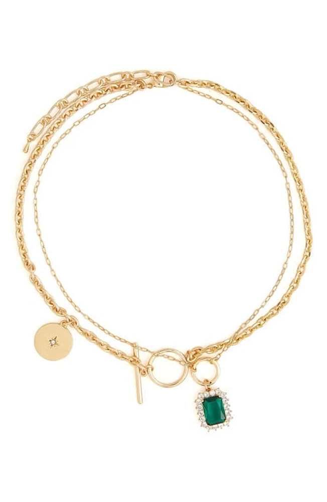 Petit Moments Tommy Layered Charm Necklace in Gold at Nordstrom