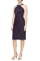 Alex Evenings Halter Embellished Cocktail Dress at Nordstrom,