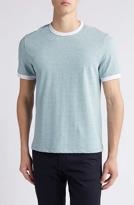 Robert Barakett Reznik Stripe Ringer T-Shirt at Nordstrom,