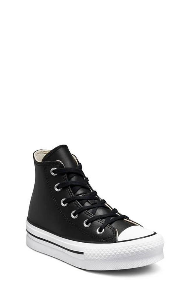 Converse Kids' Chuck Taylor All Star EVA Lift High Top Sneaker Black/Natural Ivory/White at Nordstrom