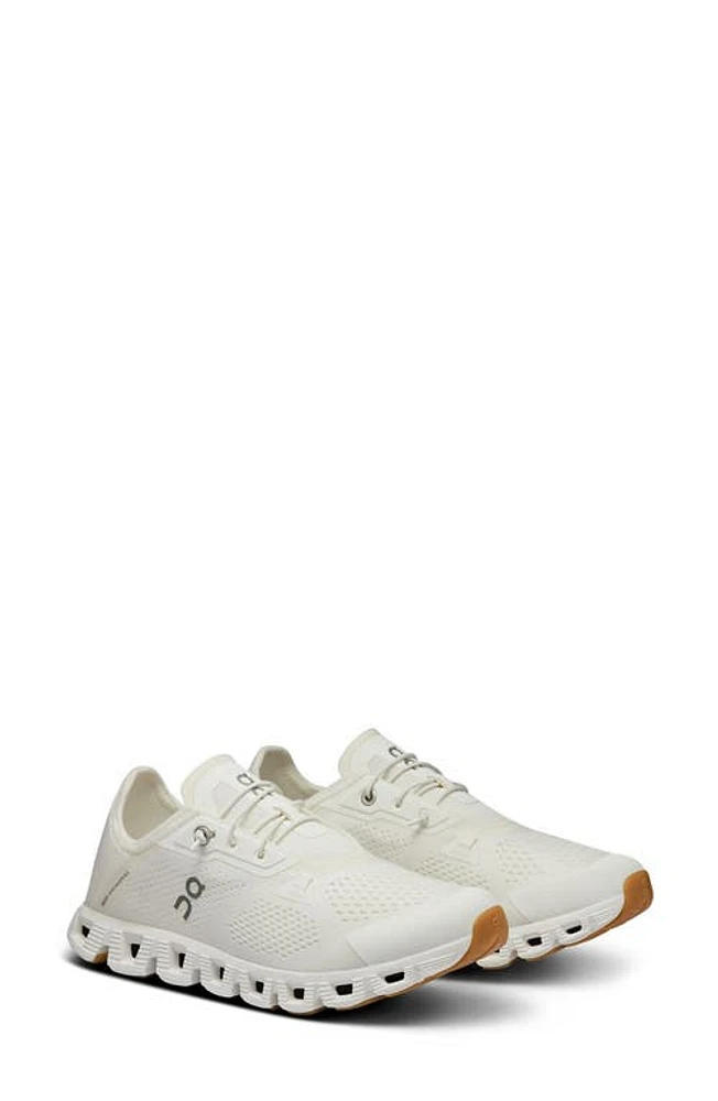 On Cloud 5 Coast Sneaker Undyed White/White at Nordstrom,