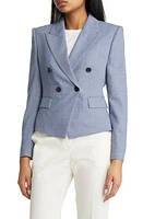 BOSS Jocala Blazer in Blue Fabric Swatch at Nordstrom, Size 14