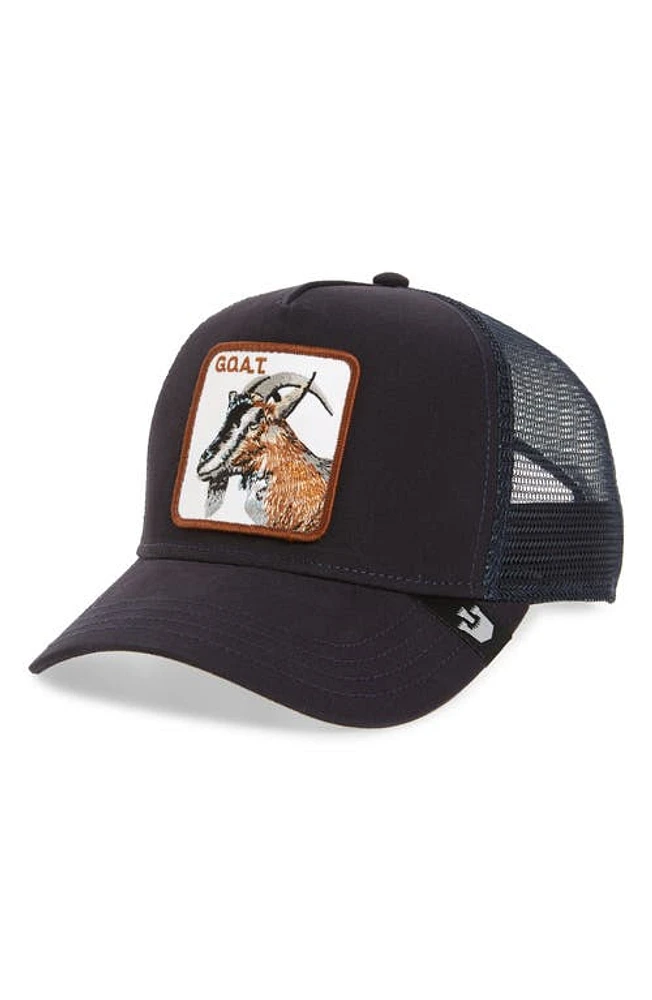 Goorin Bros. G. O.A. T. Patch Trucker Hat in Blue at Nordstrom