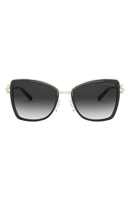 Michael Kors 55mm Gradient Butterfly Sunglasses in Gold at Nordstrom