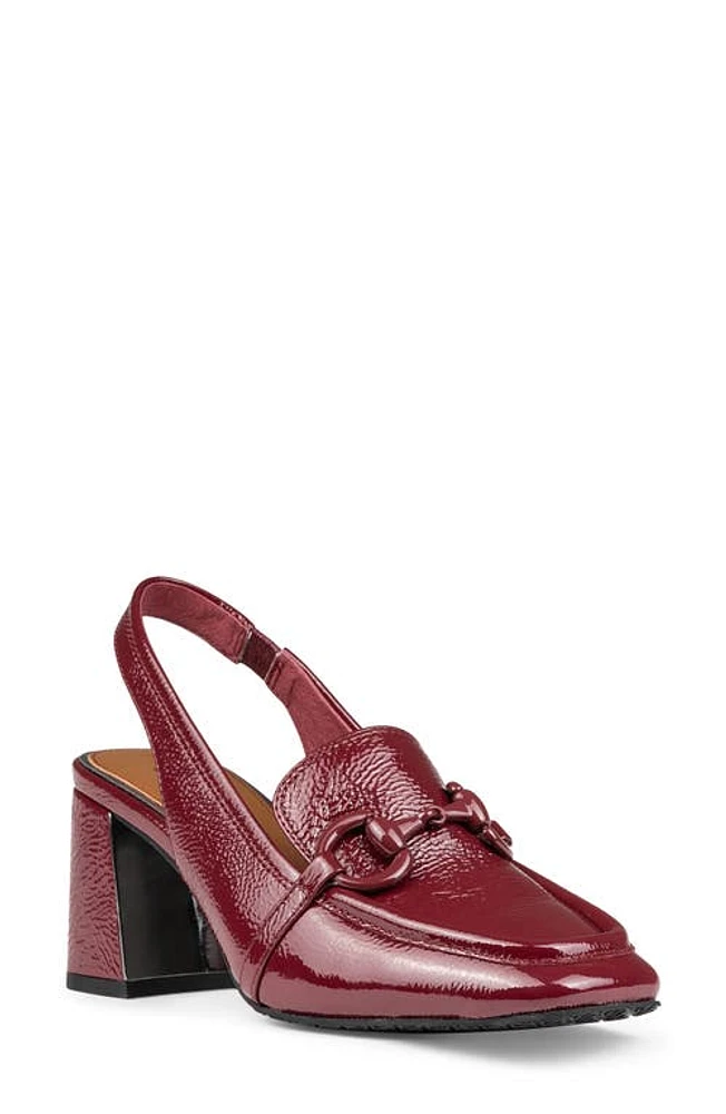 Donald Pliner Slingback Bit Loafer Pump Cranberry at Nordstrom,