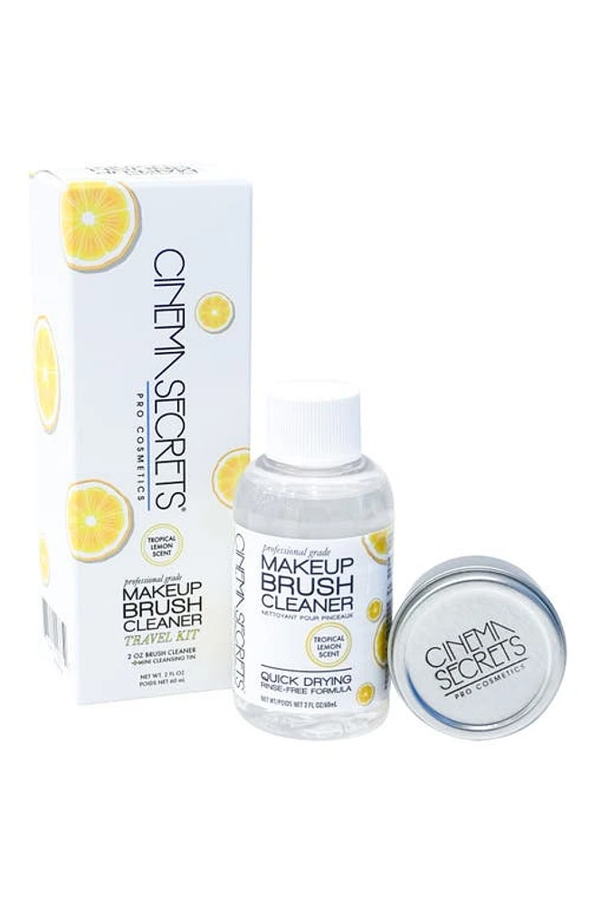 Cinema Secrets Professional Makeup Brush Cleaner Kit $28 Value in Lemon at Nordstrom