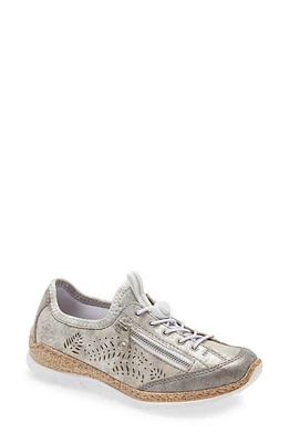 Rieker Antistress Nikita K6 Sneaker Grey Silver Rose Metallic at Nordstrom,