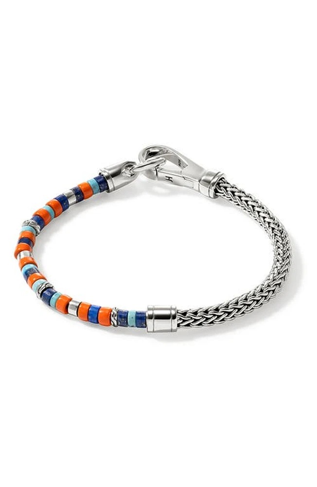 John Hardy Hesishi Chain & Stone Bracelet in Silver at Nordstrom