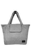 7 A. M. Enfant Capri Quilted Diaper Tote in Heather Grey at Nordstrom