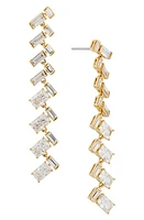 Nadri Gwen Linear Drop Earrings in Gold at Nordstrom