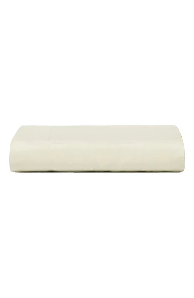 Sijo Eucalyptus AiryWeight Tencel Lyocell Flat Sheet in Ivory at Nordstrom