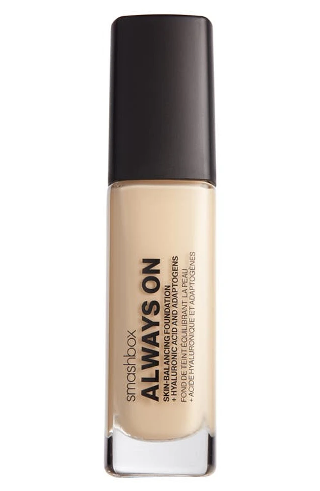 Smashbox Always On Skin-Balancing Foundation with Hyaluronic Acid & Adaptogens in F10 O at Nordstrom