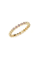 Bony Levy 14K Gold Amethyst Stacking Ring in 14K Yellow Gold at Nordstrom, Size 6.5