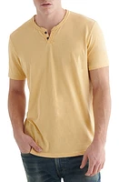 Lucky Brand Button Notch Neck T-Shirt in Jojoba at Nordstrom, Size Xx-Large