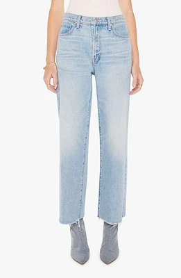 MOTHER The Rambler Raw Hem Ankle Straight Leg Jeans in Im With The Band at Nordstrom, Size 28