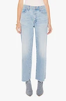 MOTHER The Rambler Raw Hem Ankle Straight Leg Jeans in Im With The Band at Nordstrom, Size 28