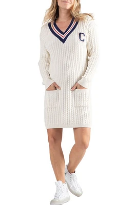 Cache Coeur Nautical Maternity/Nursing Sweater Dress Ivory at Nordstrom,