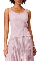 NIC+ZOE Crinkle Crush Plissé Tank at Nordstrom,