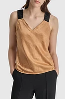 DKNY Crinkled Satin Top at Nordstrom,