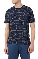 Ben Sherman Geo Bandana Print T-Shirt Dark Navy at Nordstrom,