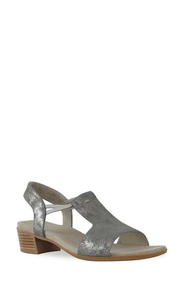 Munro Susan T-Strap Sandal Gunmetal at Nordstrom,