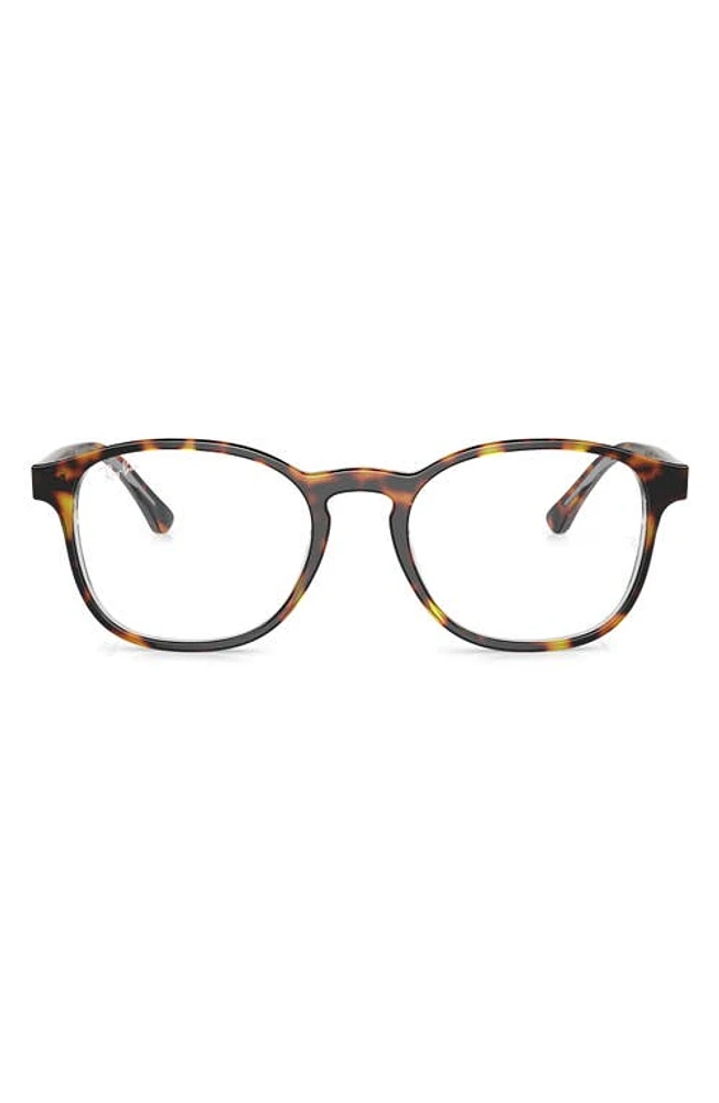 Ray-Ban 52mm Phantos Optical Glasses in Havana at Nordstrom