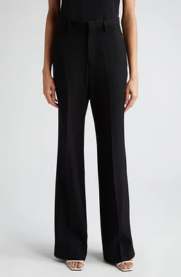 BITE Studios Credo Wool Straight Leg Trousers Black at Nordstrom, Us