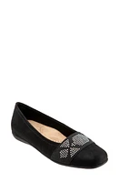 Trotters Samantha Flat Black Gem at Nordstrom