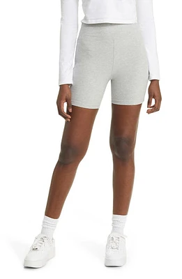 BP. Peached Jersey Bike Shorts Grey Heather at Nordstrom,