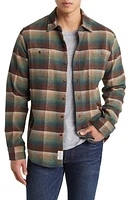 Schott NYC Two-Pocket Long Sleeve Flannel Button-Up Shirt at Nordstrom,