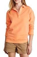 vineyard vines Polo Collar Cotton Sweatshirt in Melon at Nordstrom, Size X-Small