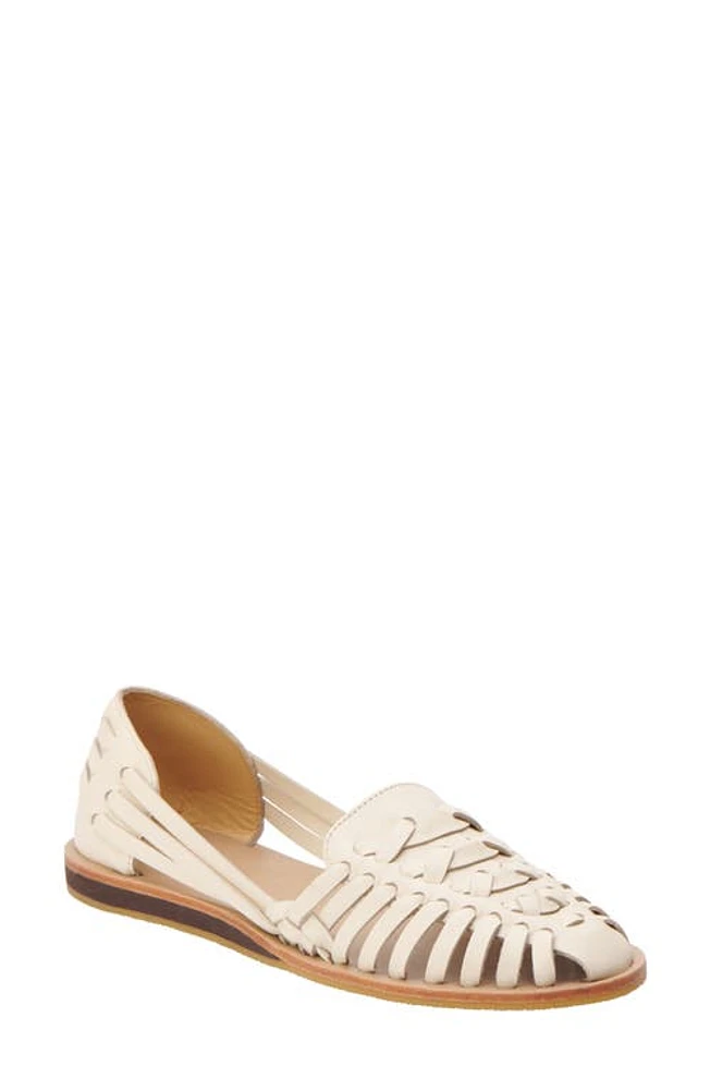 Nisolo Huarache Flat Bone at Nordstrom,