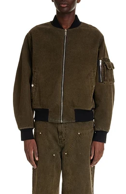 Givenchy Reversible Bomber Jacket Black/Khaki at Nordstrom, Us