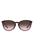 Michael Kors 56mm Gradient Round Sunglasses in Purple at Nordstrom