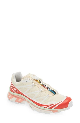 Salomon Gender Inclusive XT-6 Sneaker Shortbread/poppy Red/green Ash at Nordstrom, Women's