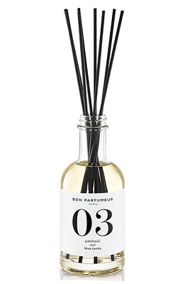 Bon Parfumeur 03 Patchouli Leather Tonka Bean Reed Diffuser at Nordstrom