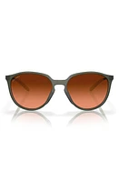 Oakley Sielo 57mm Round Sunglasses in Brown Gradient at Nordstrom