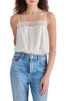 Steve Madden Lotus Lace Trim Camisole Ivory at Nordstrom,