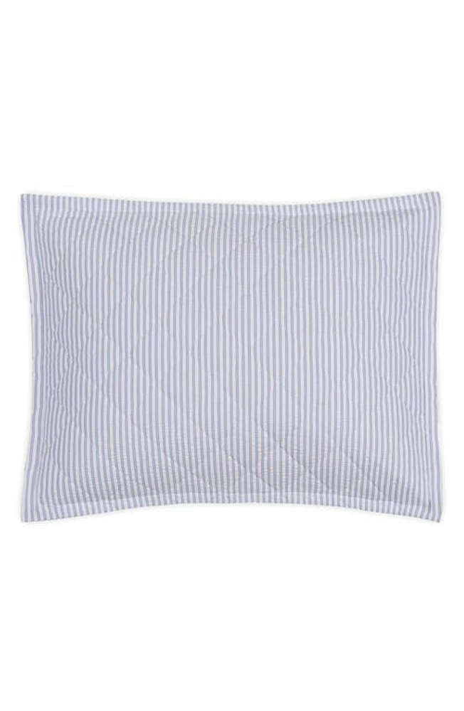 Matouk Matteo Quilted Sham in Azure at Nordstrom