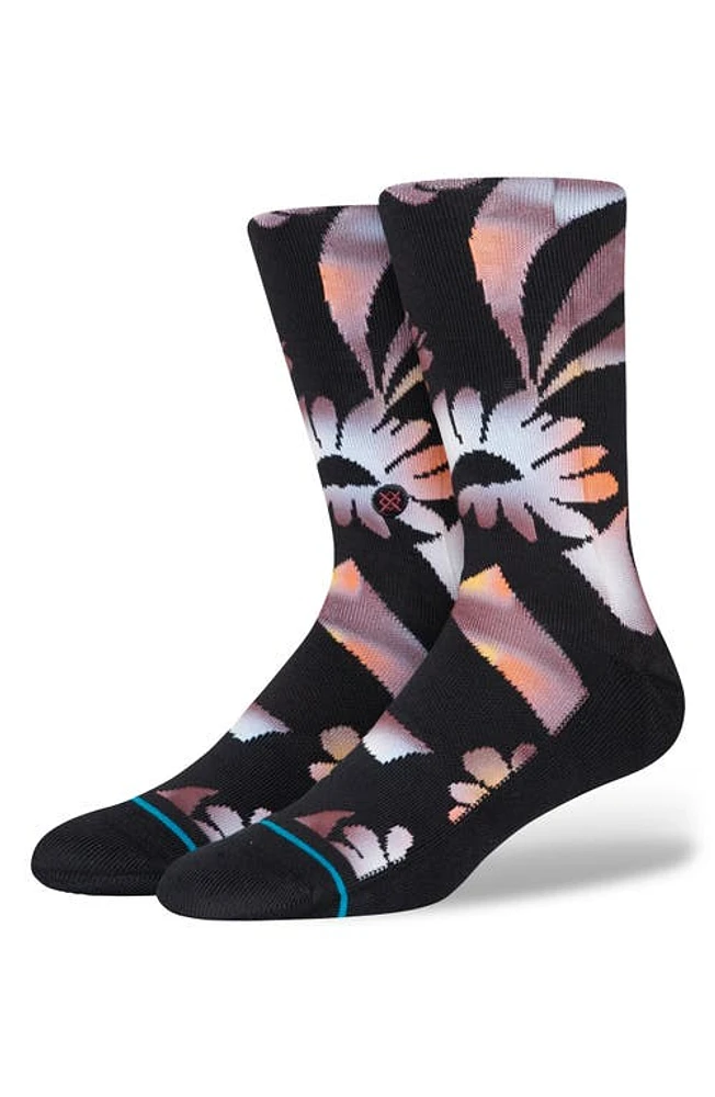 Stance Lucidity Crew Socks in Black at Nordstrom, Size Large