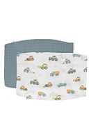 little unicorn 2-Pack Cotton Muslin Pillowcase in Trucks at Nordstrom