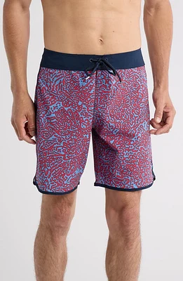 Volcom Lido Print Scallop Mod Board Shorts at Nordstrom,