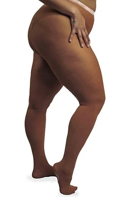 nude barre Footed Opaque Tights in 1Pm at Nordstrom, Size 4X