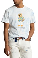 Polo Ralph Lauren Bear Tie Dye Graphic T-Shirt Riviera Blue Cldwsh Beach Clb at Nordstrom,