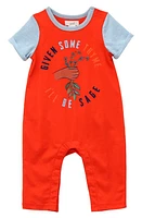 Peek Aren'T You Curious Thyme Graphic Cotton Romper Red at Nordstrom,