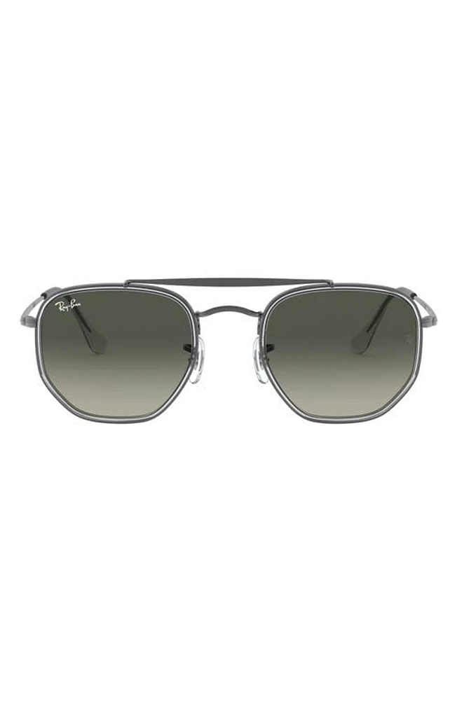 Ray-Ban 52mm Aviator Sunglasses in Gunmetal at Nordstrom