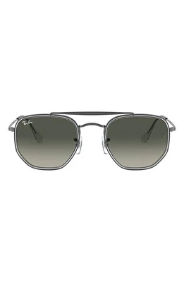 Ray-Ban 52mm Aviator Sunglasses in Gunmetal at Nordstrom