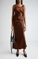 Acne Studios Dayla Textured Satin Dress at Nordstrom, Us