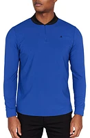 Redvanly Briar Contrast Collar Quarter Zip Pullover at Nordstrom,