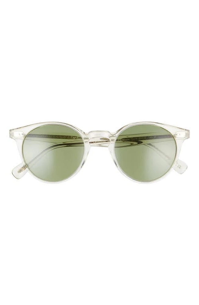 Oliver Peoples Romare 50mm Polarized Phantos Sunglasses in Light Beige at Nordstrom